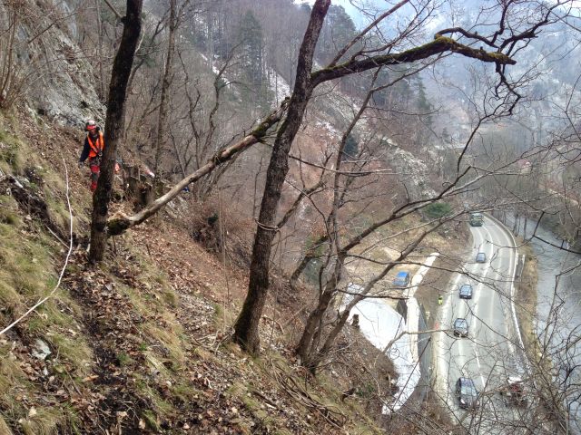 La route des gorges de Moutier